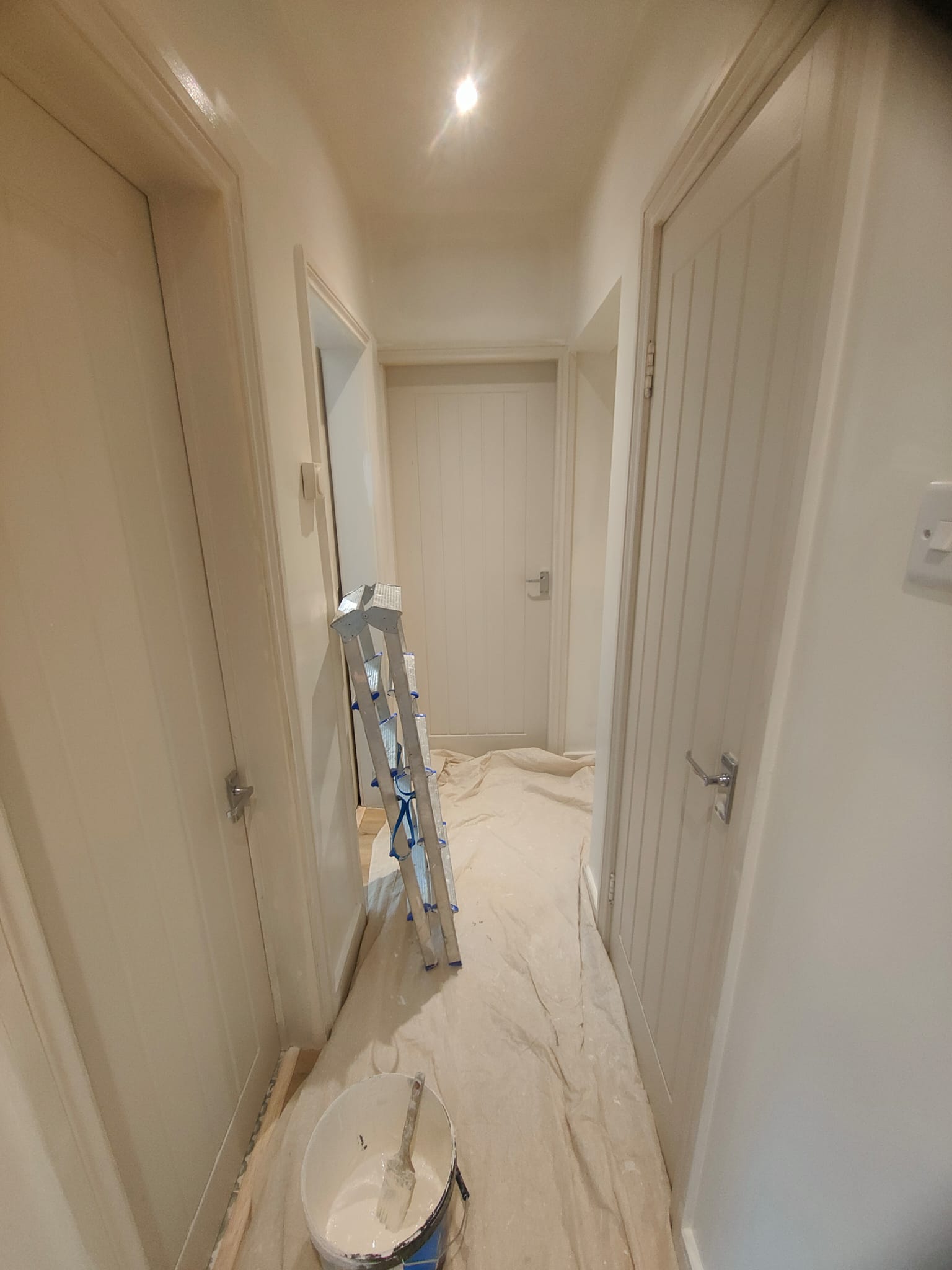Hallway Colour Drench and Woodwork Restoration