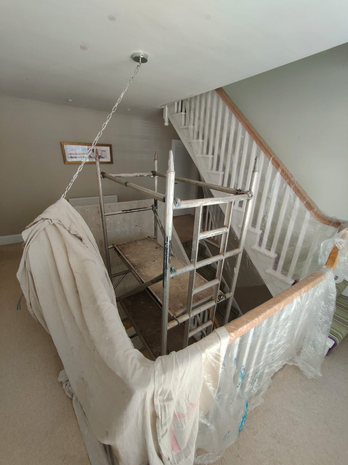 Three-Storey Staircase Refresh in Birmingham